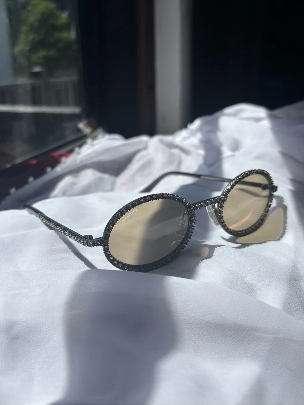 Swarovski Crystal Embellished Sunglasses